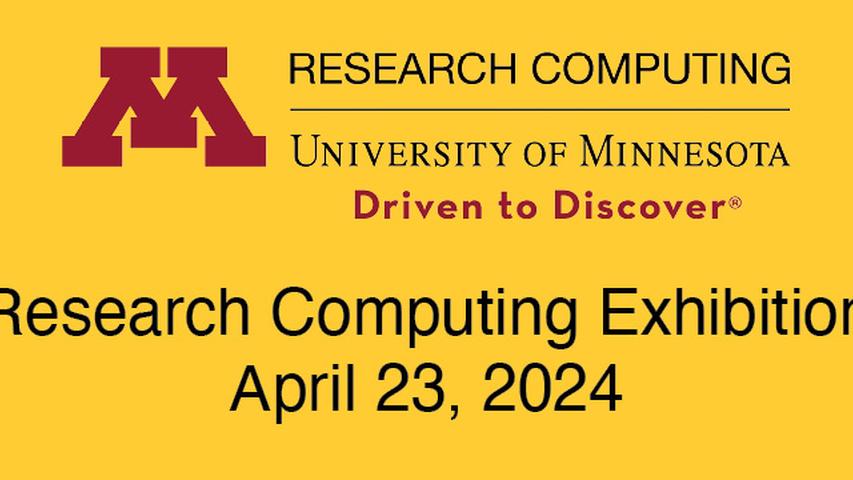 Research Computing Exhibition, April 23, 2024